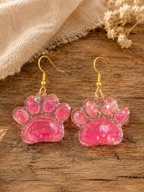 Cat Paws‎ Dangle Earrings
